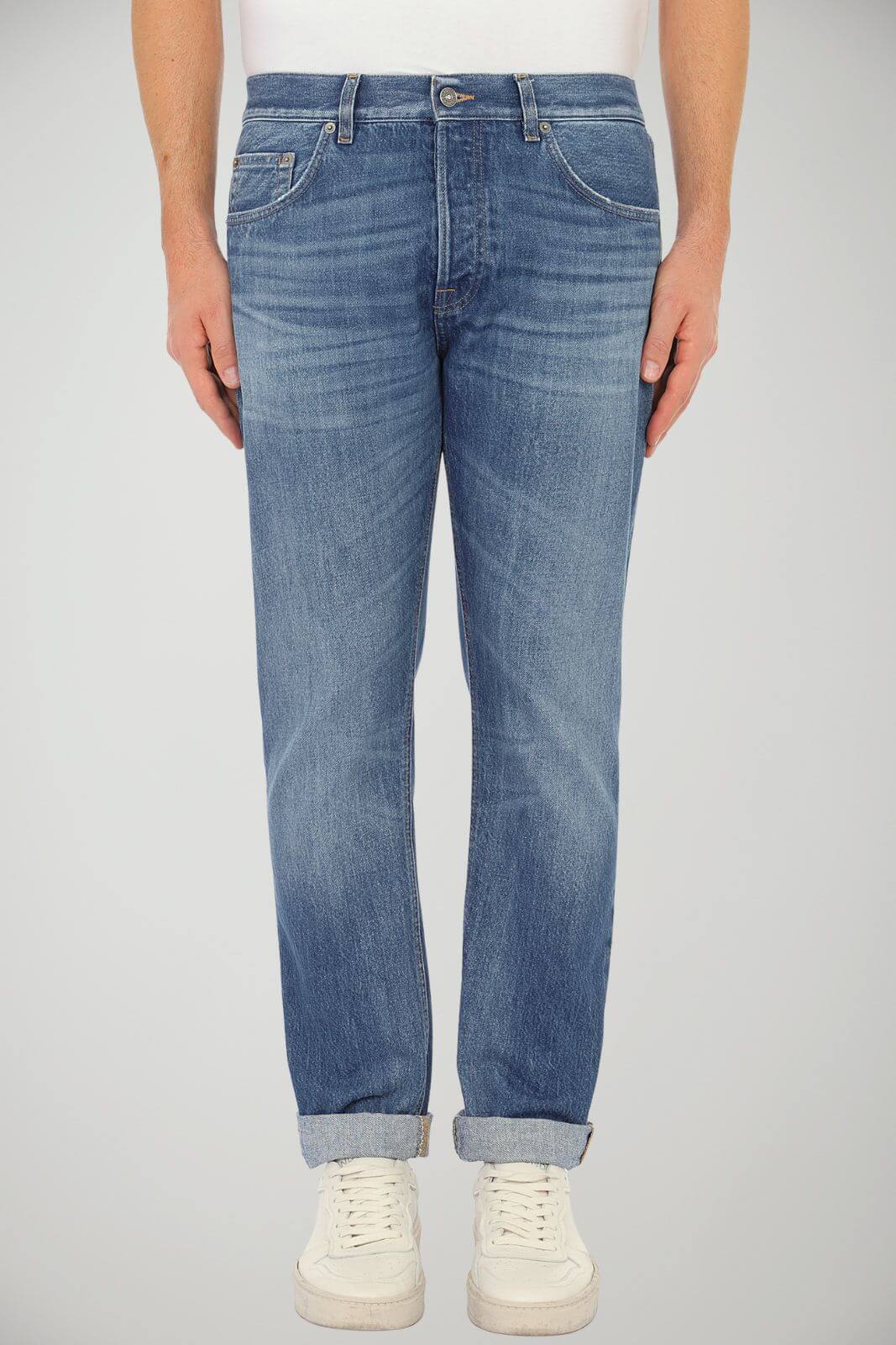 Dondup Jeans Uomo Icon Slim Fit Denim wash