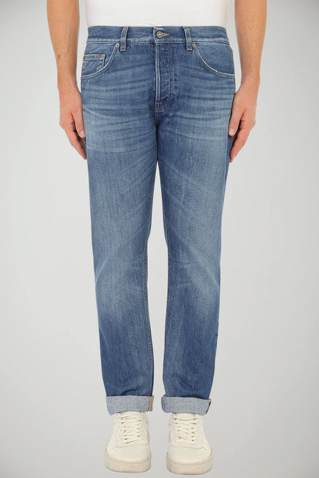 Dondup Jeans Uomo Icon Slim Fit Denim wash