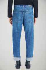 Jeans da uomo Dondup loose fit in denim stretch retro