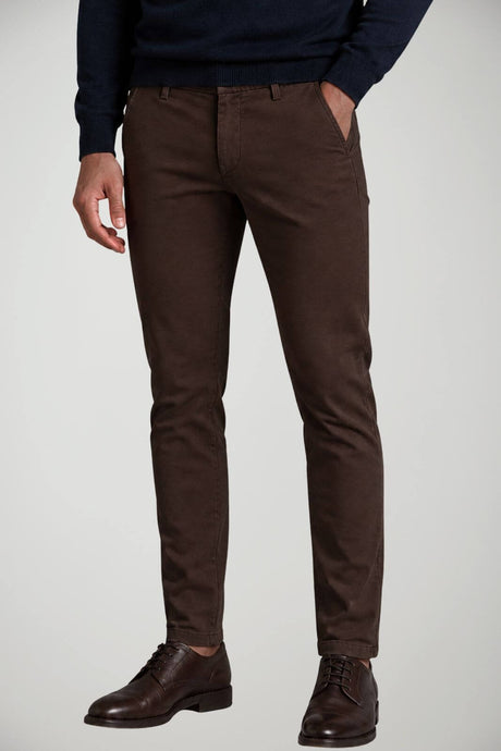 Dondup Pantaloni Uomo Gaubert Chino Slim Fit / Dark Chocolate