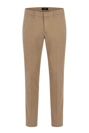 Dondup Pantaloni Uomo Gaubert Chino Slim Fit / Sabbia