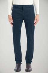 Pantaloni chino da uomo Dondup Spiritissimo in gabardina fronte 1