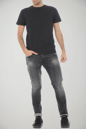 Dondup Camiseta de hombre con logo metálico