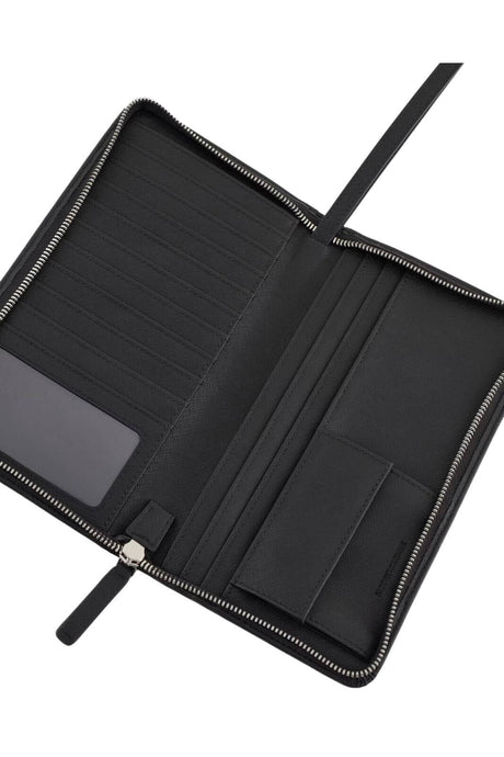 Emporio Armani Organizer in regenerated leather