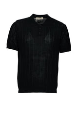 Cashmere Company men's polo in yarn