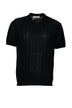 Cashmere Company men's polo in yarn