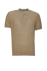 Cashmere Company men's polo in yarn