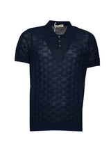 Cashmere Company men's polo in yarn