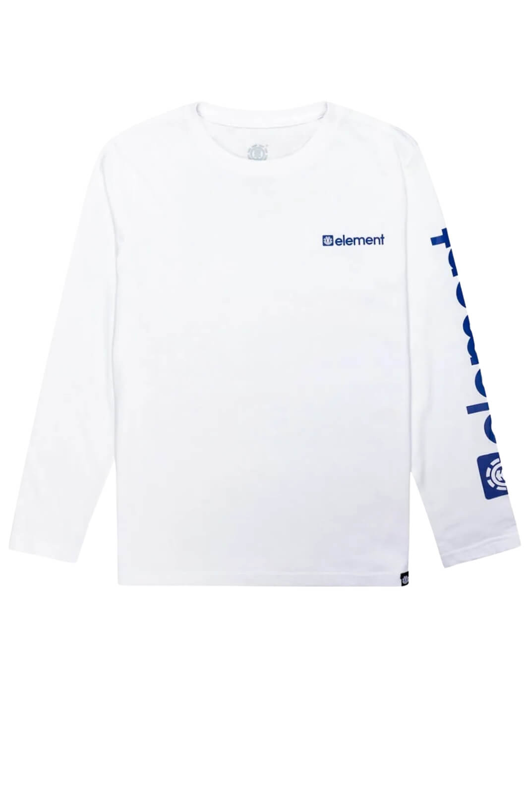 T-shirt da uomo Element maniche lunghe fronte bianco