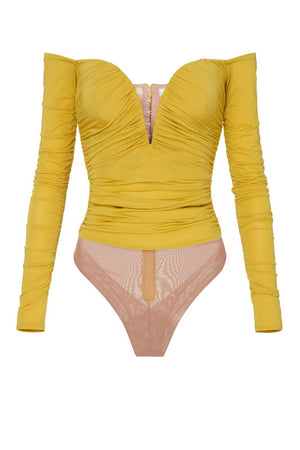 Elisabetta Franchi Body Donna in crepe con drappeggi