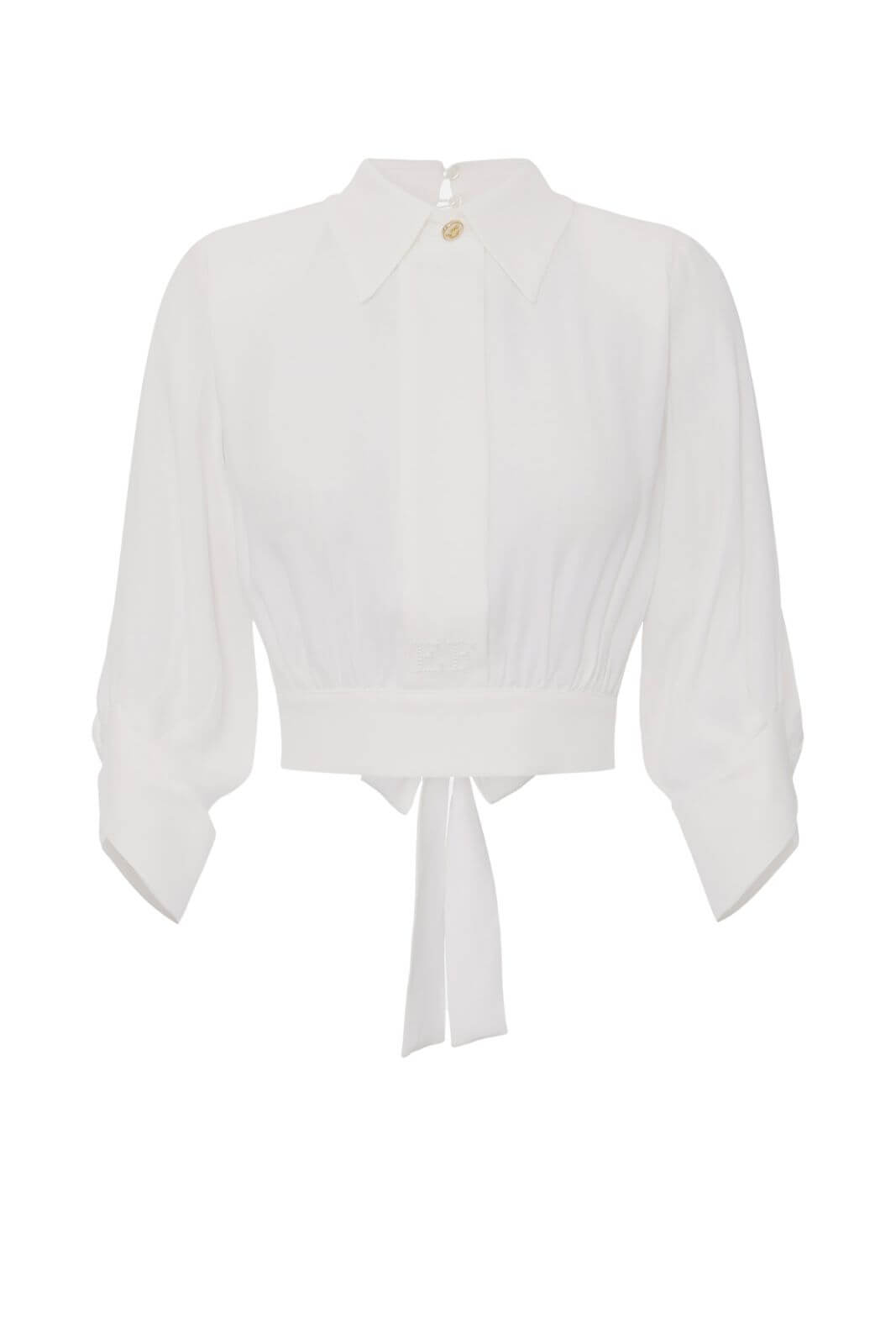 Elisabetta Franchi Camicia Donna in georgette con fusciacca