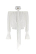 Elisabetta Franchi Camicia Donna cropped in chiffon