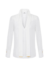 Elisabetta Franchi Camicia Donna in viscosa con fusciacca