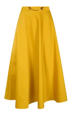 Elisabetta Franchi Gonna a ruota in duchesse