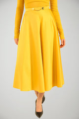 Elisabetta Franchi Gonna a ruota in duchesse