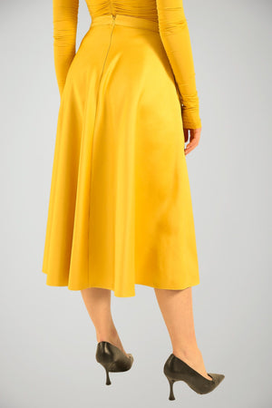 Elisabetta Franchi Gonna a ruota in duchesse