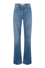 Elisabetta Franchi Jeans Donna vita bassa a palazzo