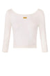 Elisabetta Franchi Maglia Donna traforata con maniche a 3/4