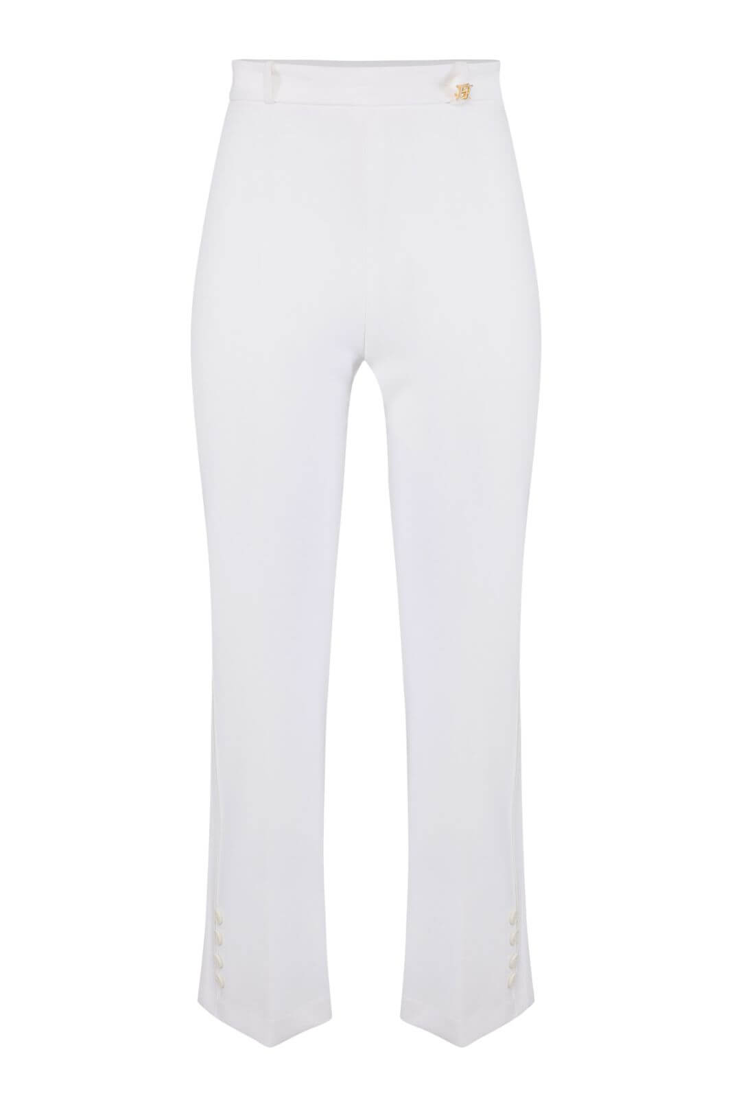 Elisabetta Franchi Pantaloni Donna in crepe con charm dorato
