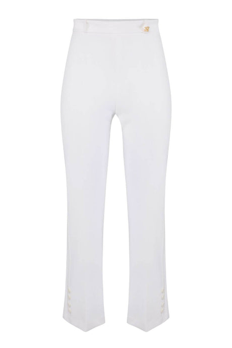 Elisabetta Franchi Pantaloni Donna in crepe con charm dorato