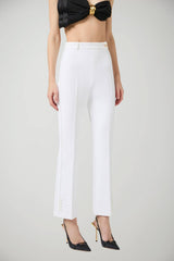Elisabetta Franchi Pantaloni Donna in crepe con charm dorato