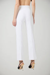 Elisabetta Franchi Pantaloni Donna in crepe con charm dorato