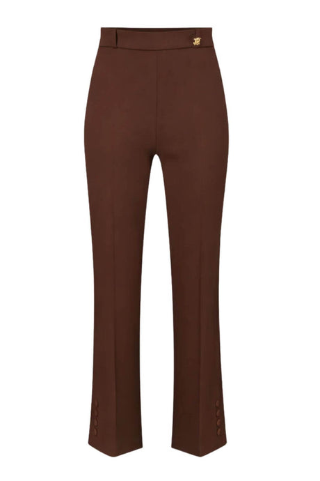 Elisabetta Franchi Pantaloni Donna in crepe con charm dorato