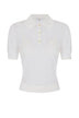 Elisabetta Franchi Polo Donna in filo maniche corte