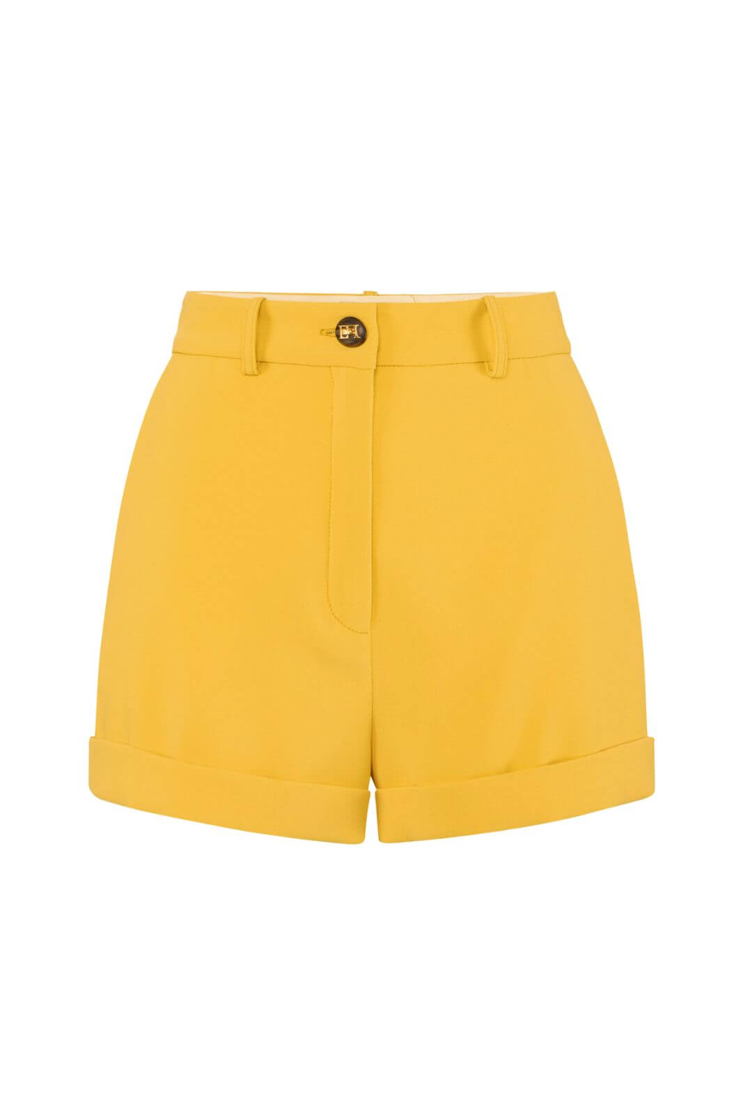 Elisabetta Franchi Short Donna in crepe con risvolti
