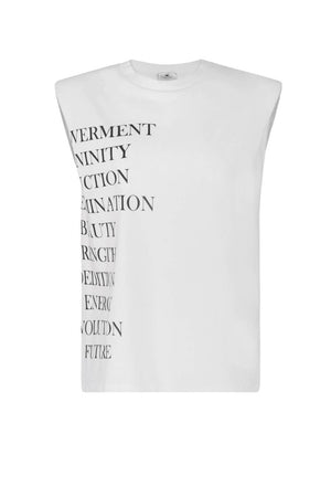 Elisabetta Franchi T-shirt Donna in jersey con stampa lettering