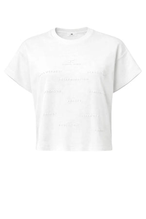 Elisabetta Franchi T-shirt Donna in jersey con stampa in rilievo