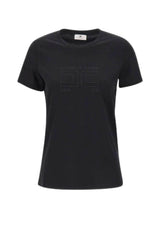 Elisabetta Franchi T-shirt Donna in jersey con logo ricamato