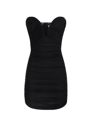 Elisabetta Franchi Mini Abito Donna drappeggiato scollo a cuore