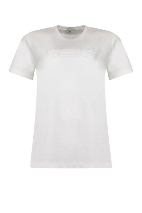 Elisabetta Franchi T-shirt Donna stampa centrale in rilievo