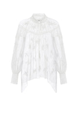 Elisabetta Franchi Blusa Donna in pizzo con rouches