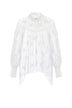 Elisabetta Franchi Blusa Donna in pizzo con rouches