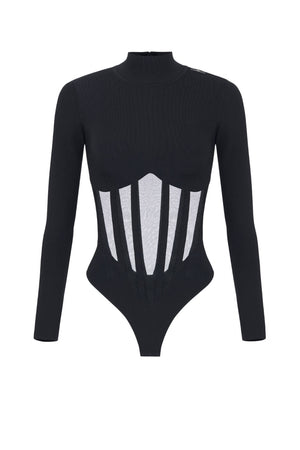 Elisabetta Franchi Body Donna bustier in maglia