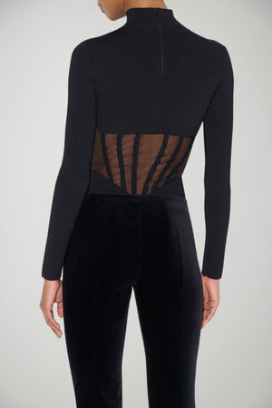 Elisabetta Franchi Body Donna bustier in maglia