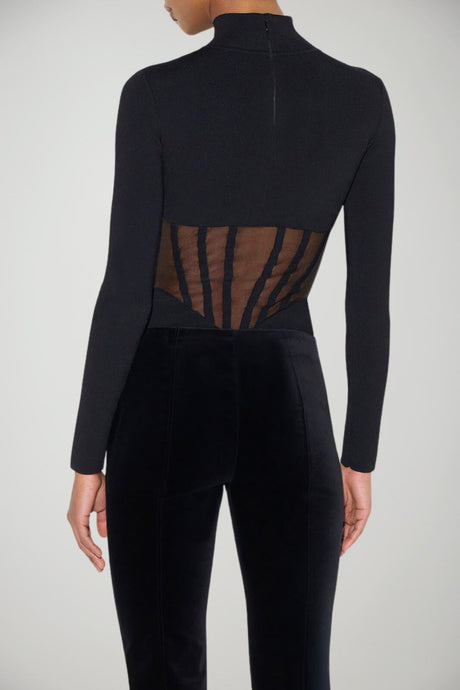 Elisabetta Franchi Body Donna bustier in maglia