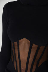 Elisabetta Franchi Body Donna bustier in maglia