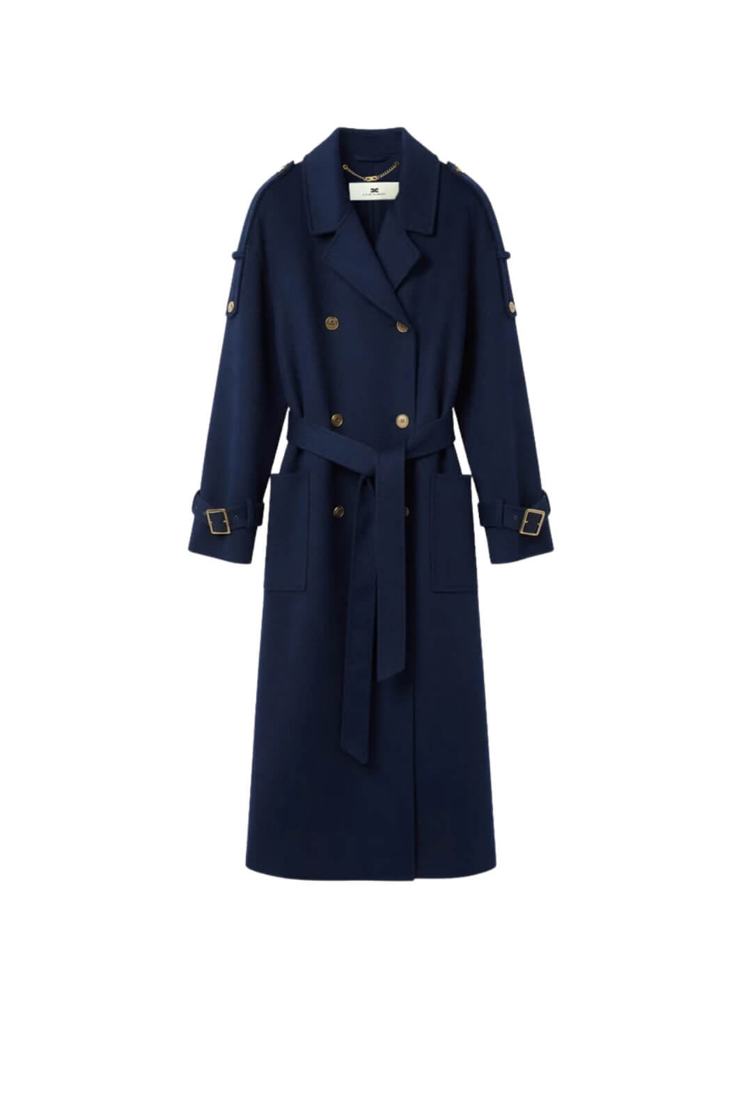 Elisabetta Franchi Cappotto Donna in panno con cintura