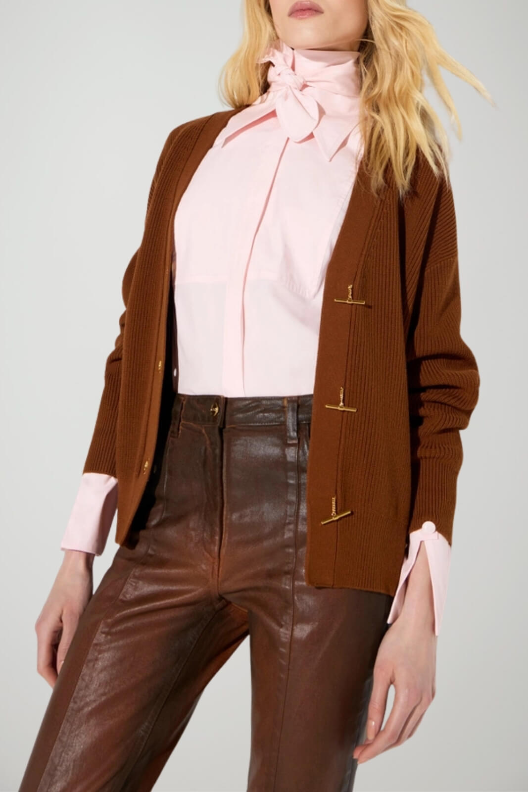 Elisabetta Franchi Cardigan Donna con bottoni gioiello