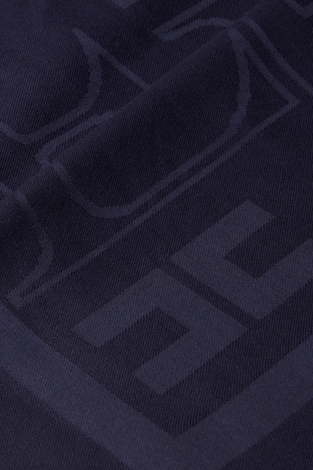 Elisabetta Franchi Foulard Donna con monogram / Blu Notte