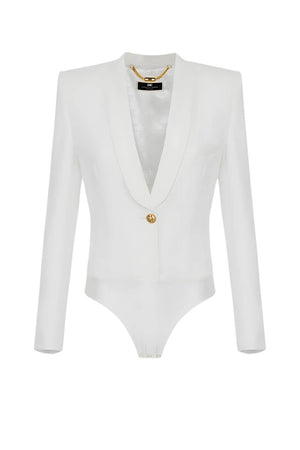 Giacca da donna Elisabetta Franchi monopetto a body fronte