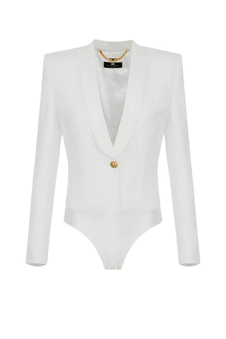 Giacca da donna Elisabetta Franchi monopetto a body fronte