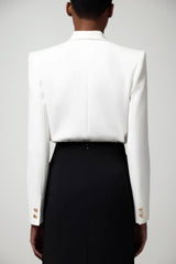 Giacca da donna Elisabetta Franchi monopetto a body retro