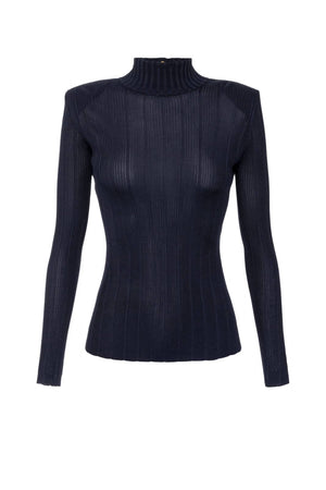 Elisabetta Franchi Women's Ribbed Viscose Sweater