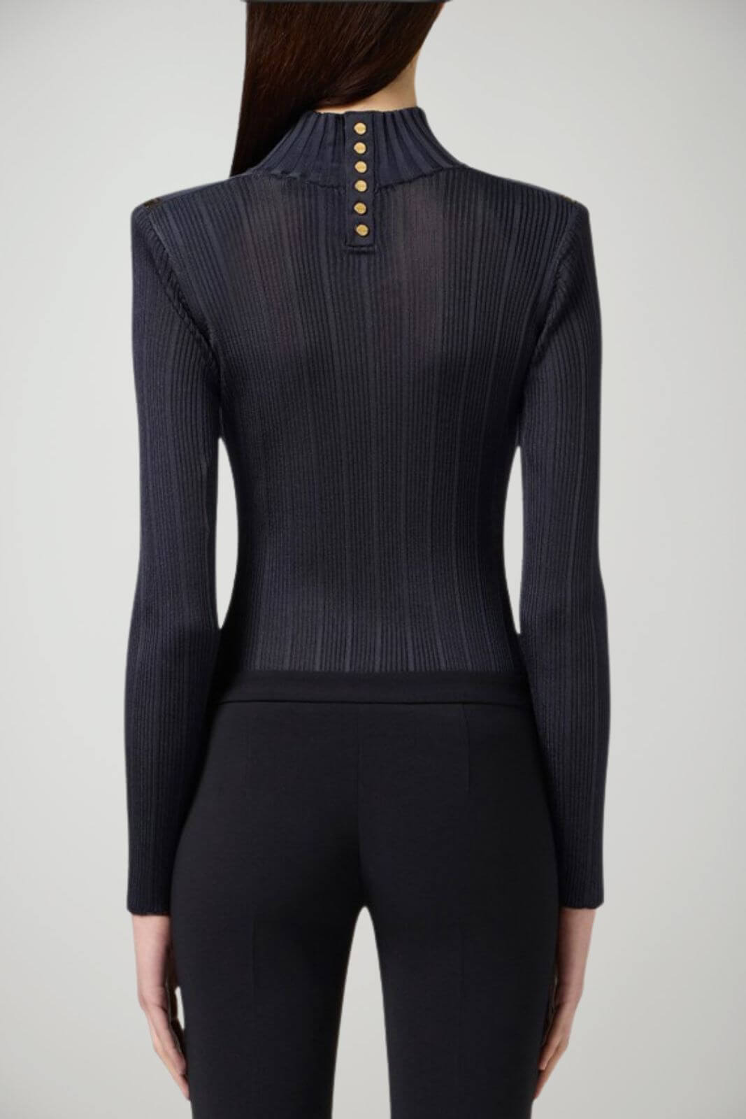 Elisabetta Franchi Women's Ribbed Viscose Sweater