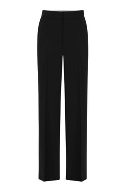 Elisabetta Franchi women's wide-leg crepe trousers