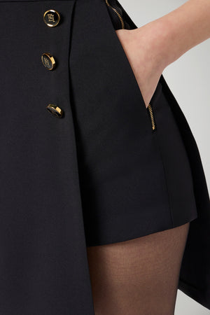 Abito donna Elisabetta Franchi con gioiello e short dettaglio